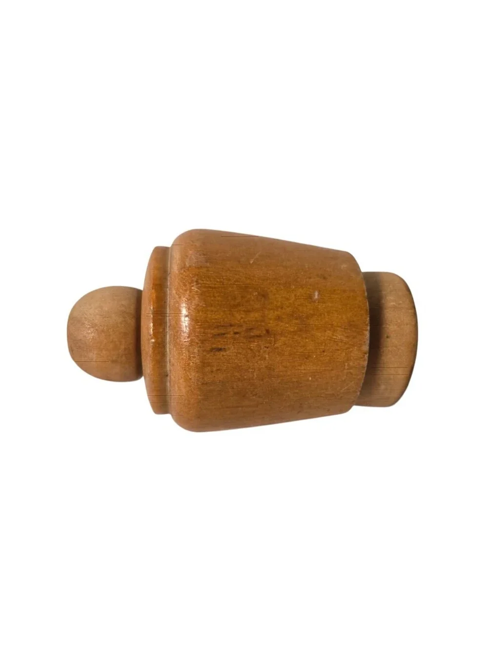 Vintage Butter Stamp Press Decorative Wooden Mold Agricultural Design Imprint